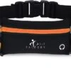 Hardloopriem Telefoonhouder Met Drinkflessen Running Belt Drinkgordel - Bidonhouder - Sportband - Heuptas - Hardlooptasje - Hardlopen - Oranje - Heren Damen - One Size