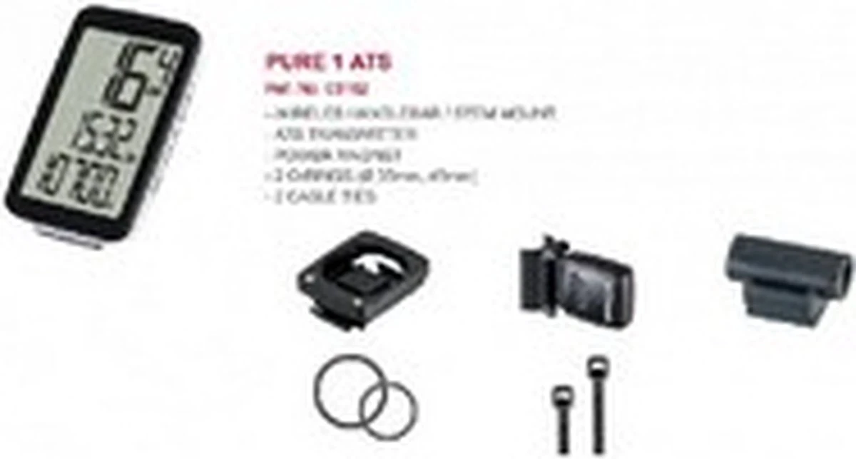 Sigma Fietscomputer Pure 1 ATS - Draadloos - Zwart/Wit 11 Sigma Fietscomputer Pure 1 ATS - Draadloos - Zwart/Wit - Afbeelding 11