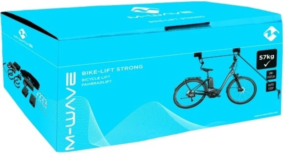 M-wave Fietslift/ophangsysteem Zwart 5 M-wave Fietslift/ophangsysteem Zwart - Afbeelding 5