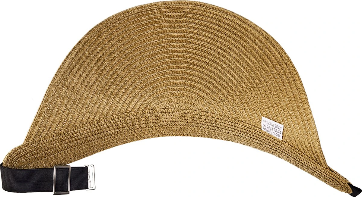 Zonneklep | Gevlochten Stro Zwart | One Size | 100% Papier | Fashion Favorite 2 Zonneklep | Gevlochten Stro Zwart | One Size | 100% Papier | Fashion Favorite - Afbeelding 2