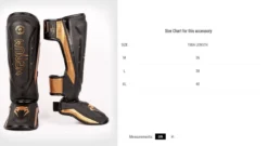 Venum Elite Evo Kickboks Scheenbeschermers Zwart Brons Maat M -Merkloos Verkoop 1200x654 3