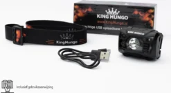 Hoofdlamp LED Oplaadbaar King Mungo - Bewegingssensor - Zwart - KMHL009 -Merkloos Verkoop 1200x656