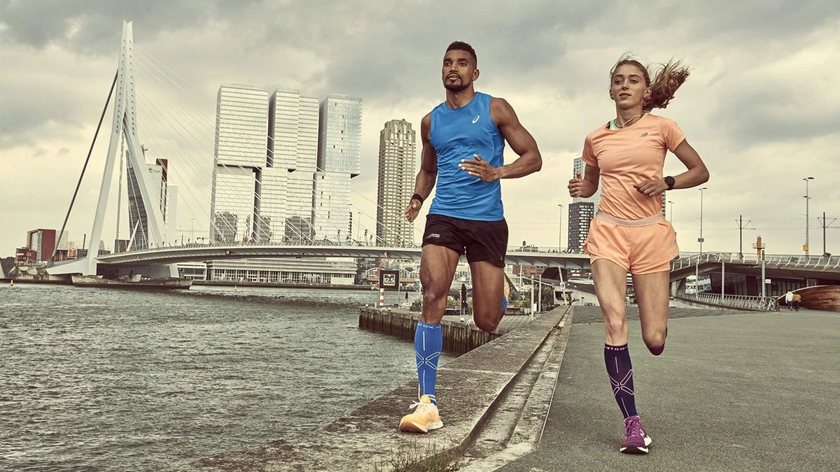 STOX Energy Socks - Hardloopsokken Voor Vrouwen - Premium Compressiesokken - Running Socks - Vochtafdrijvend - Voorkom Blessures & Spierpijn 7 STOX Energy Socks - Hardloopsokken Voor Vrouwen - Premium Compressiesokken - Running Socks - Vochtafdrijvend - Voorkom Blessures & Spierpijn - Afbeelding 7