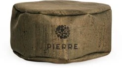 Pierre Sports - Meditatiekussen - Yoga Kussen - Rond - Kurk - Duurzaam Kurkleer - Donkergroen - 29cm Doorsnede X 12cm Hoogte