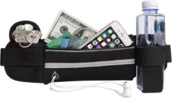 Merkloos Running Bag - Heuptasje Sport – Running Belt – Hardloop Heuptas - Verstelbare Buideltas - Zwart -Merkloos Verkoop 1200x683