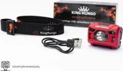 LED Hoofdlamp - Oplaadbaar - Rood - Waterdicht - King Mungo KMHL010 -Merkloos Verkoop 1200x690 5
