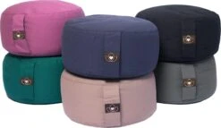 Meditatiekussen Eco Indigo Rond - Lotus | Yoga Kussen -Merkloos Verkoop 1200x694 1