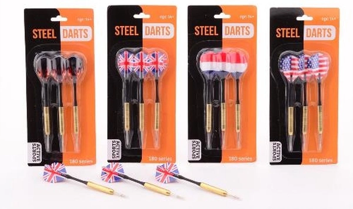 Merkloos Dartpijlen - Blister - 15 G 3 Merkloos Dartpijlen - Blister - 15 G - Afbeelding 3