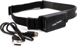 LED Hoofdlamp 350 Lumen Oplaadbaar - Breedstraler 230° - BewegingsSensor - Zwart - King Mungo -Merkloos Verkoop 1200x713