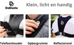 DoDusta Hardloopvest Met Telefoonhouder - Hardloop Telefoonhouder - Reflectievest - Unisex - Zwart 16 DoDusta Hardloopvest Met Telefoonhouder - Hardloop Telefoonhouder - Reflectievest - Unisex - Zwart -Merkloos Verkoop 1200x727