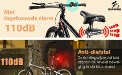 BikePro Fiets Achterlicht 2.0 Met Alarm En Richtingaanwijzer - IP54 Waterdicht - USB Oplaadbaar -Merkloos Verkoop 1200x742 6