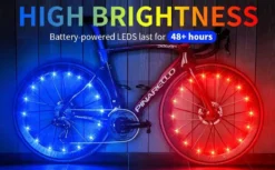 BOTC Wielverlichting Fiets - 20 Holders - Spaakverlichting LED - Lichtsnoer Fietswiel - 20 Leds -220CM - Groen -Merkloos Verkoop 1200x742 9