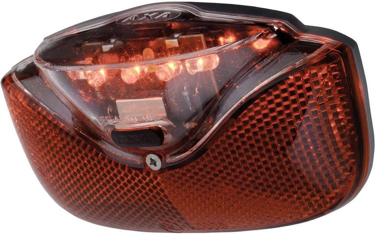 AXA Omega - Fiets Achterlicht - LED Fietsverlichting Op Batterij – Auto On/off Systeem - 50-80 Mm - Rood 2 AXA Omega - Fiets Achterlicht - LED Fietsverlichting Op Batterij – Auto On/off Systeem - 50-80 Mm - Rood - Afbeelding 2