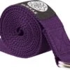 Yoga Riem D-ring Paars Katoen - 250x3 Cm