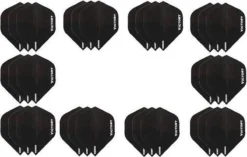 10 Sets (30 Stuks) Super Sterke Zwarte Poly XS100 - Flights - Dartflights - Cadeau