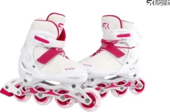Street Rider Inline Skates - Verstelbaar - Skeeler - Roze/ Wit - Maat 28/32 -Merkloos Verkoop 1200x794 3