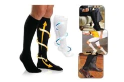 MYVCARE+ Compressiesokken - Maat 36/40 - Koper Geweven - Pij Verlichtend - Zwart - S/M - 2 Paar - Tegen Zwelling 8 MYVCARE+ Compressiesokken - Maat 36/40 - Koper Geweven - Pij Verlichtend - Zwart - S/M - 2 Paar - Tegen Zwelling -Merkloos Verkoop 1200x799 20