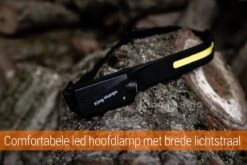 LED Hoofdlamp 350 Lumen Oplaadbaar - Breedstraler 230° - BewegingsSensor - Zwart - King Mungo -Merkloos Verkoop 1200x800 23