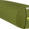 Yoga Bolster Rond - Ecoyogi – 60 X 20 Cm – 3,9 Kg - Groen – Eco Katoen - GOTS Gecertificeerd - Yoga Rol