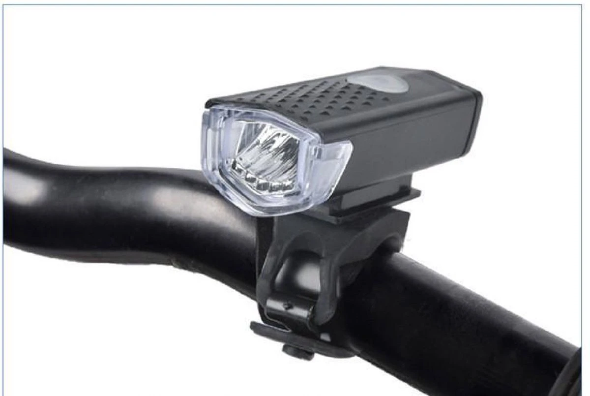 JN Waterdichte Oplaadbare Fietslamp - Voorlicht- 400 Lumen - Superfelle Fietsverlichting Met USB-kabel - Zwart - Koplamp - Voorlamp Fiets 1 JN Waterdichte Oplaadbare Fietslamp - Voorlicht- 400 Lumen - Superfelle Fietsverlichting Met USB-kabel - Zwart - Koplamp - Voorlamp Fiets