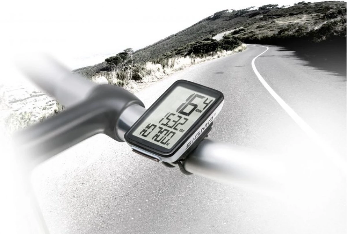 Sigma Fietscomputer Pure 1 ATS - Draadloos - Zwart/Wit 3 Sigma Fietscomputer Pure 1 ATS - Draadloos - Zwart/Wit - Afbeelding 3