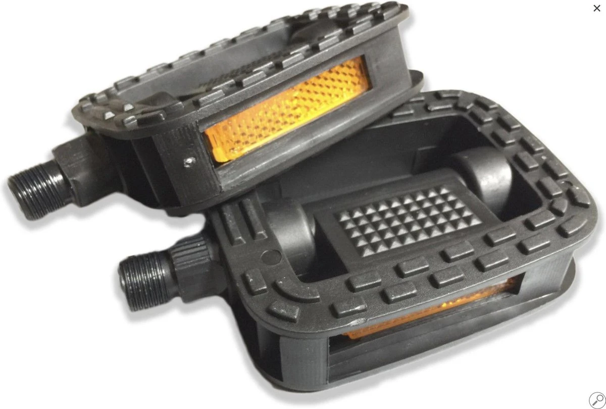 Anti-Slip Fietspedalen Set Met Reflectoren - Zwart - Fiets Pedalen - Fietstrappers - Losse Trappers - 2 STUKS 2 Anti-Slip Fietspedalen Set Met Reflectoren - Zwart - Fiets Pedalen - Fietstrappers - Losse Trappers - 2 STUKS - Afbeelding 2