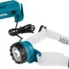 Makita DML800 14,4/18V Li-Ion Accu LED Hoofdlamp Body - Oplaadbaar - 2000Lm - IP54