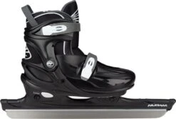 Nijdam Norenschaats Junior Verstelbaar - Hardboot - Zwart/Wit - Maat 38-41