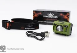 LED Hoofdlamp - Bewegingssensor - Oplaadbaar - Groen - Waterdicht - King Mungo KMHL011 -Merkloos Verkoop 1200x820
