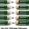 Aktiv-8 Co2 Patronen 16 Grams Met Draad - 10x Co2 Patronen