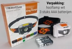 Hoofdlamp LED | Hoofdlampje Waterdicht Lichtgewicht | Incl AAA Batterijen | King Mungo -Merkloos Verkoop 1200x827 3