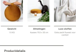 Meditatiekussen | Yoga Kussen | Boekweit | Oker -Merkloos Verkoop 1200x831 2