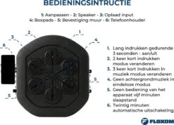 FLOXOM® Music Boxing Machine - Muziek - Digitale Boksmachine - Intelligente Training - Muur Bevestiging - Boksen -Merkloos Verkoop 1200x860 1