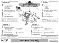 Hoofdlamp LED Waterdicht Incl AAA Batterijen - 160 Lumen - King Mungo KMHL003 -Merkloos Verkoop 1200x874 2