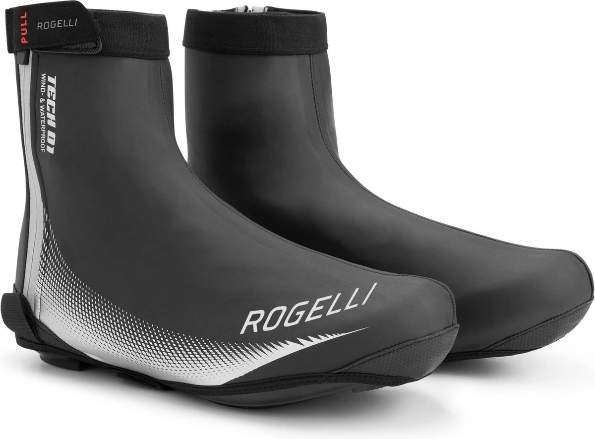 Rogelli Tech-01 Fiandrex Overschoen Unisex - Zwart - Maat 42/43 1 Rogelli Tech-01 Fiandrex Overschoen Unisex - Zwart - Maat 42/43