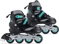 Navaris Verstelbare Skeelers Verschillende Maten - Verstelbare Skates Voor Meisjes En Jongens - Inline Skates Kinderen Blauw/grijs - Meerdere Maten -Merkloos Verkoop 1200x895 2