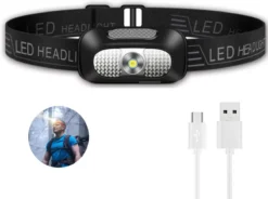 Detepo Led Hoofdlamp - USB Oplaadbaar - Hoofdlampje Met Wit En Rood Licht - Waterdicht En Verstelbaar - Voor Hardlopen En Klussen -Merkloos Verkoop 1200x895 3