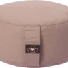 Meditatiekussen Eco Taupe Rond - Lotus | Yoga Kussen
