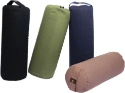 Yoga Bolster Eco Zwart Rond - Lotus -Merkloos Verkoop 1200x901 3