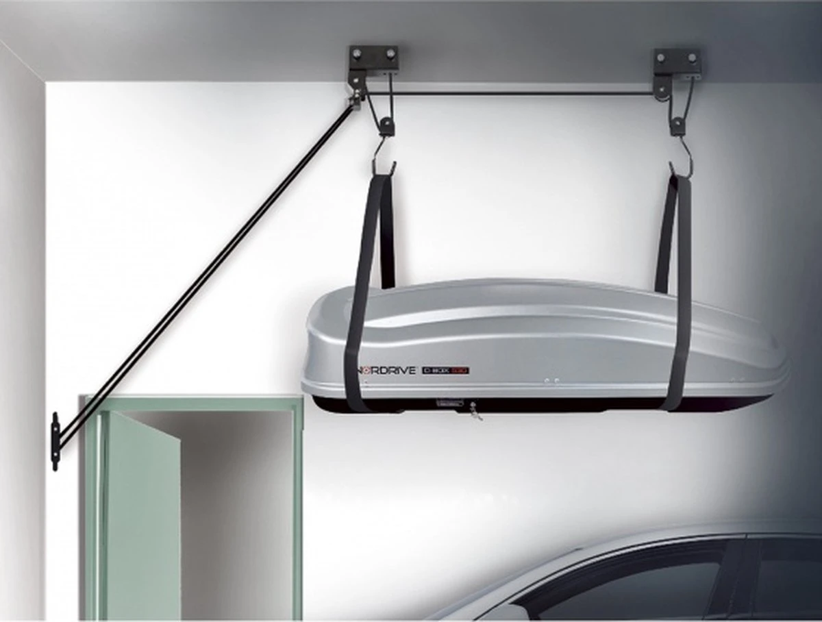 M-wave Fietslift/ophangsysteem Zwart 2 M-wave Fietslift/ophangsysteem Zwart - Afbeelding 2