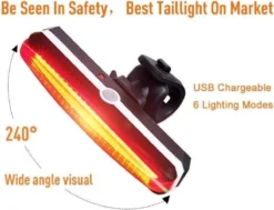 Merkloos LED Fiets Achterlicht USB Oplaadbare - Marktleider 110 Lumen Helderheid - IP65 Waterbestendig - Supersnel Installatie - Horizontaal Of Verticaal - Voor Zadel, Zadelpen Of Helm -Merkloos Verkoop 1200x916 1