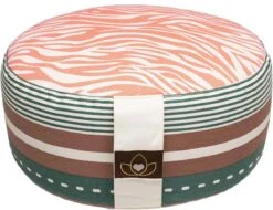 Meditatiekussen Eco Vibe Rond - Lotus | Yoga Kussen