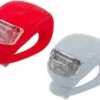 Merkloos Dutch Gadgets - Fietslampjes LED - Set Wit En Rood - Inclusief Batterijen