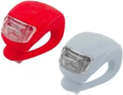 WVspecials Fietsverlichting Voor En Achter - Fietslamp - Siliconen - Rood En Wit - Siliconen LED Fiets Lampjes - Verlichting Set - Achterlicht - Voorlicht - Koplamp - Rood - Wit -Merkloos Verkoop 1200x927 6