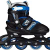 Nijdam Inline Skates Verstelbaar - Go Crossing - Zwart/Blauw - 37-40