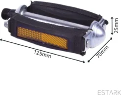 ESTARK® Klassieke Fietspedalen - Set Van Twee - Anti-Slip Fietspedalen Set Met Reflectoren - Pedaal Zwart Zilver - Fiets Pedalen Trappers Fiets Pedaal - Fietstrappers - Losse Trappers - 2 STUKS - Pedalen 13 ESTARK® Klassieke Fietspedalen - Set Van Twee - Anti-Slip Fietspedalen Set Met Reflectoren - Pedaal Zwart Zilver - Fiets Pedalen Trappers Fiets Pedaal - Fietstrappers - Losse Trappers - 2 STUKS - Pedalen -Merkloos Verkoop 1200x936 4