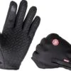 Merkloos Handschoenen | Touchscreen | Waterdicht | Fleece | Unisex | Zwart | Maat L
