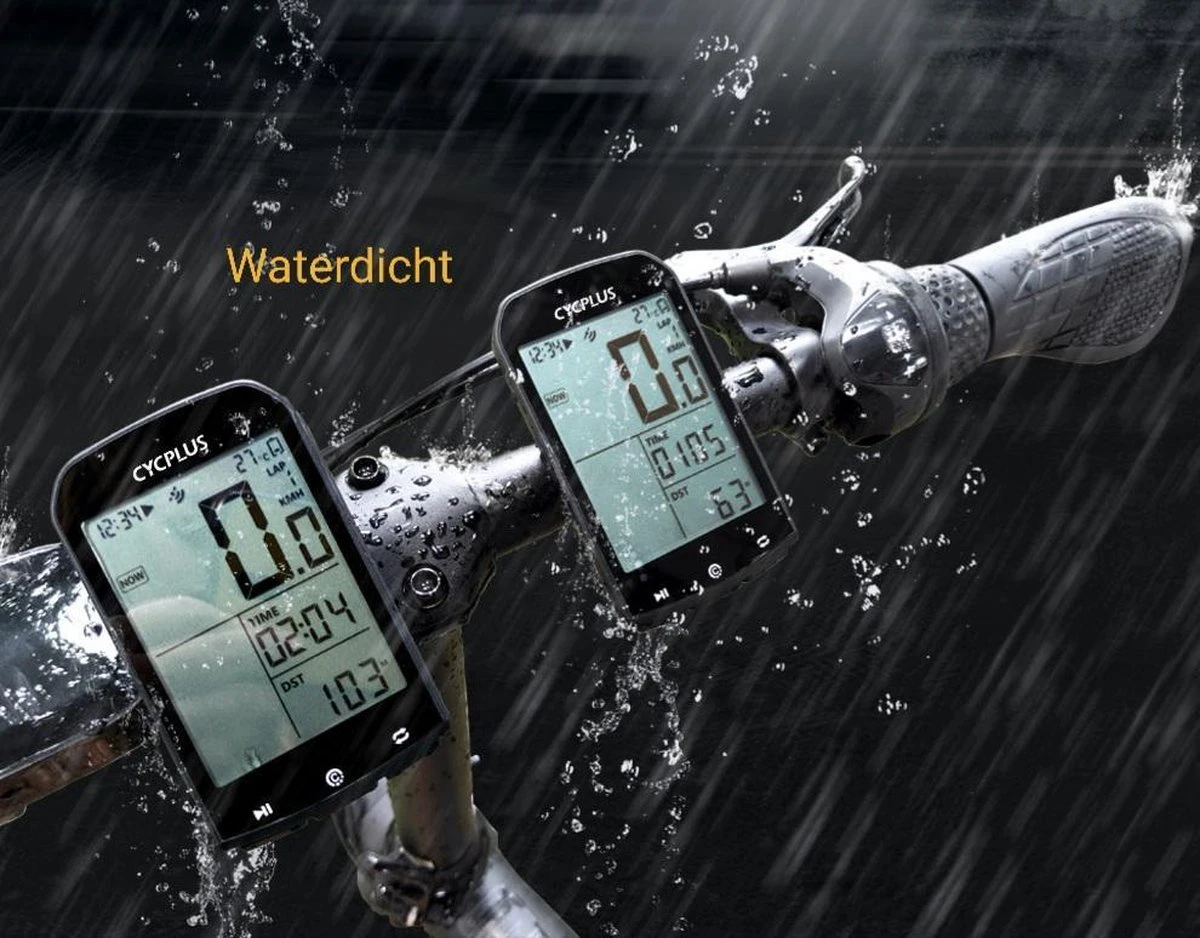 Cycplus Fietscomputer Draadloos - Bluetooth 4.0 Fietscomputer - Nauwkeurige GPS - Inclusief Stuurhouder - Ondersteund Strava App - Waterdicht - 2.9inch Scherm Met Achtergrondverlichting - Kilometerteller - Fietsnavigatie 2 Cycplus Fietscomputer Draadloos - Bluetooth 4.0 Fietscomputer - Nauwkeurige GPS - Inclusief Stuurhouder - Ondersteund Strava App - Waterdicht - 2.9inch Scherm Met Achtergrondverlichting - Kilometerteller - Fietsnavigatie - Afbeelding 2