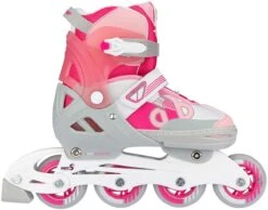 Nijdam Skates Combo Verstelbaar - Bold Berry - Fuchsia/Zilvergrijs/Wit/Roze - Maat 33-36 -Merkloos Verkoop 1200x944 3