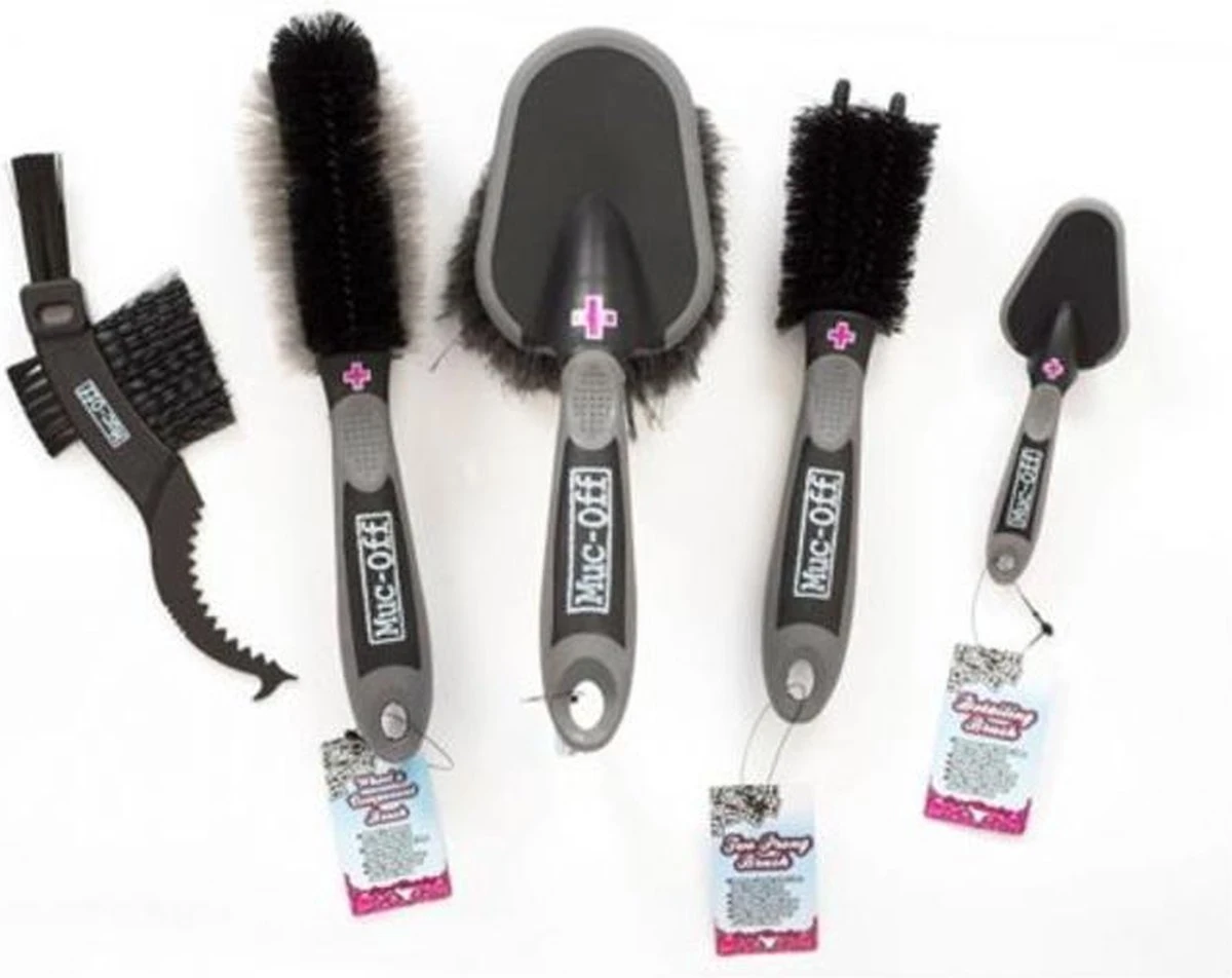 Muc-Off Fiets & Motor Borstelset - 5 Delig 1 Muc-Off Fiets & Motor Borstelset - 5 Delig